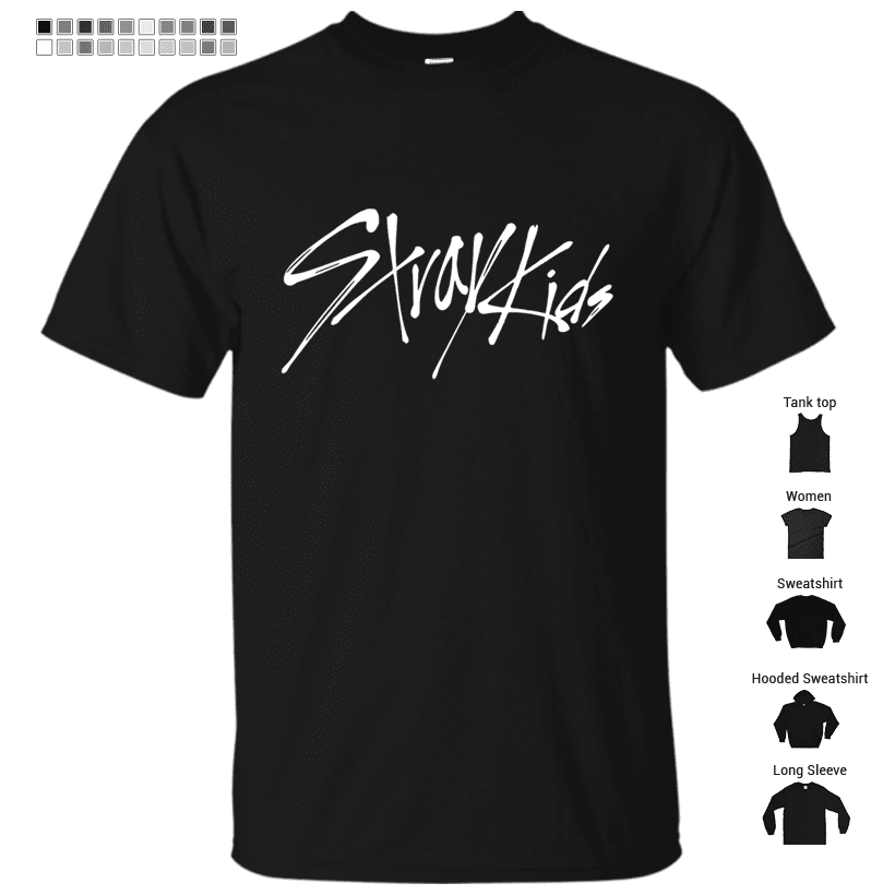 Stray Kids – White Logo T-Shirt – Shop