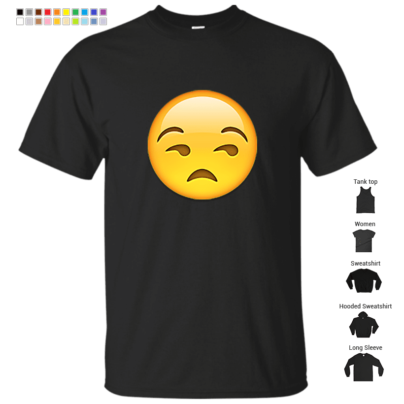 Unamused Face Emoji T-Shirt – Shop