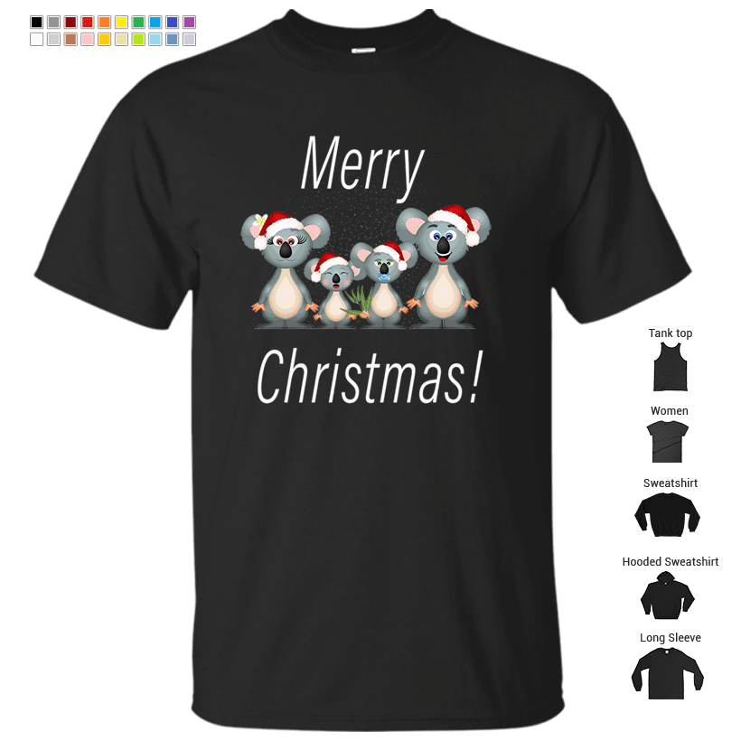 Merry Christmas – Koalas T-Shirt – Shop